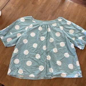 Gently used, Linen blend Loft blouse.